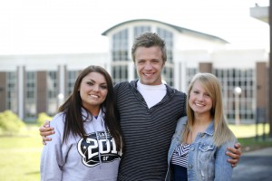 Four seniors graduated from Commonwealth Middle College this year with a diploma and an associate degree: Ali Greer, left, Jeremy Sneed, Jackie Lile and Katie Young (not pictured). All four plan on attending college in the fall. Photo by Amy Wallot, April 29, 2011 Four seniors graduated from Commonwealth Middle College this year with a diploma and an associate degree: Ali Greer, left, Jeremy Sneed, Jackie Lile and Katie Young (not pictured). All four plan on attending college in the fall. Photo by Amy Wallot, April 29, 2011