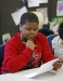 Fifth-grade student Joshua Bailey works on an assignment about Rosa Parks during Jessica Lamirande’s language arts class at Lacy Elementary School (Christian County) Feb. 2, 2011. Lacy Elementary is a 2010 Distinguished Title I School. Photo by Amy Wallot