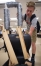 Jakob Sponcil, an 8th-grader at Robert D. Campbell Junior High School, built an airbag alternative in his the Innovation Lab. Though Sponcil and his partners did not finish, teacher John Chaney does not base grades on whether or not the projects is finished, but on how much work and passion students put into the process. Photo by Bobby Ellis, March 23, 2016