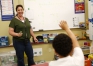 Heidi Furguson practices fractions with her math students at the Transformational Learning Center in the Covington Independent Public Schools, which has one of 11 programs recognized this year as Alternative Programs of Distinction by the Kentucky Department of Education. Photo by Amy Wallot, May 7, 2015