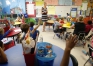 Students in Nicole Freyburger's 2nd-grade class are eager to give an example of alliteration.  Photo by Amy Wallot, May 7, 2015​