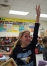 Allyson Lunsford, a 5th-grade student at Johson Elementary School (Laurel County), raises her hand during class. Johnson Elementary was named a Distinguished School in 2014 and a School of Distinction in 2015. Photo by Bobby Ellis, Nov. 18, 2016