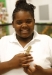 Keonna Gatewood holds a leopard gecko as part of the Reptile Roadshow at Kennedy Metro Middle School (Jefferson County). Photo by Amy Wallot, Sept. 6, 2012