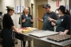 Students from Danville High School (Danville Independent) and Burgin Independent work together baking during class at the Kentucky School for the Deaf. Photo by Amy Wallot, Aug. 24 , 2015