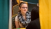 Owen County Middle School student Faith House meets with an advisor during Operation Preparation at Kentucky State University. Photo by Bobby Ellis, March 15, 2016