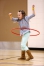 First-grade student Gariona Sturgis hula hoops at Tates Creek Elementary School (Fayette County). Photo by Amy Wallot, Feb. 2, 2015
