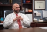 Josh McKeel talks in his office at Southwest Calloway Elementary, where he is in his fifth year as principal. McKeel said his priorities are to make sure students are safe and are challenged academically. Photo by Bobby Ellis, Dec. 8, 2016