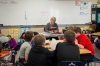 Vona Gallimore, a 5th-grade teacher at Southwest Calloway Elementary (Calloway County), reads a book with her 5th-grade class. Photo by Bobby Ellis, Dec. 8, 2016