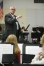 Commissioner Terry Holliday directs the band during practice of O Magnum Mysterium at Murray High School (Murray Ind.). Photo by Amy Wallot,  Jan. 11, 2012