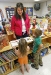 Cathy Chaffman plays a memory game with  preschool students Stephanie Carr and Clinton Davis during class at Whitley County Central Primary School Sept. 21, 2010. Photo by Amy Wallot