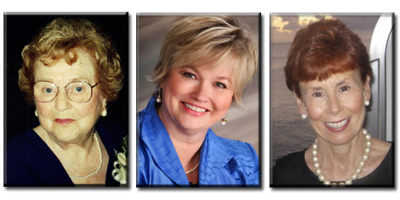 2010 Teacher Hall of Fame inductees Art Hankins, left, Deidra Patton, center, and Patricia Morris