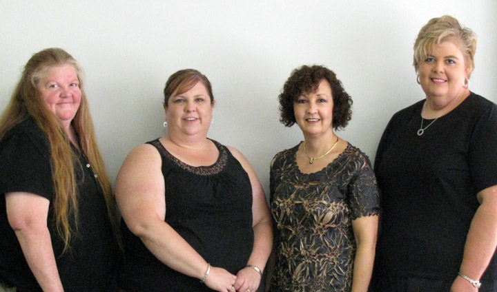 Lisa Petrey-Kirk, Pam Coomer, Pennye Rogers and Ruth Ann Sweazy presented at the National Board for Professional Teaching Standards annual conference this past summer. Photo submitted