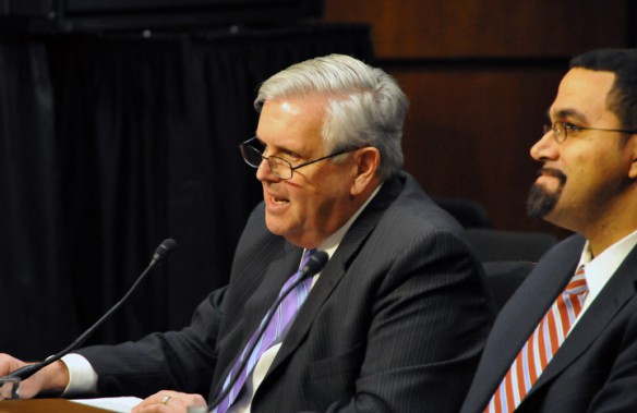 Education Commissioner Terry Holliday and New York Commissioner of Education John King testifiy before the U.S. Senate Committee on Health, Education, Labor and Pensions (HELP) at a hearing titled “No Child Left Behind: Early Lessons from State Flexibility Waivers.”