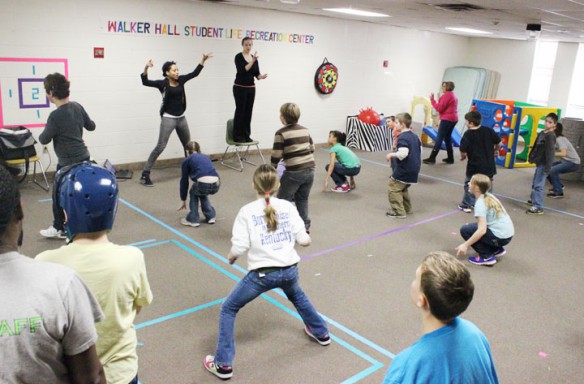 Students at the Kentucky School for the Deaf learn hip hop dance through a grant from the Kentucky Center Access Services Arts Access Education program.