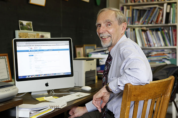 James Greene, supervisor of instruction for Harlan Independent school district, said CIITS has the capability of allowing teachers to combine a variety of resources in their lesson planning and professional growth. Photo by Amy Wallot, March 27, 2014