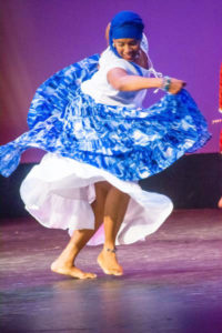 A woman performs a traditional African dance at the Hopkinsville International Festival. Photo submitted by Photo by the City of Hopkinsville