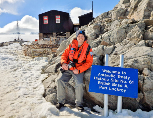 Simpson Elementary Librarian Sam Northern spent seven days exploring Antarctica as part of the Grosvenor Teacher Fellow program sponsored by National Geographic and Linblad Expeditions. Photo provided by Sam Northern