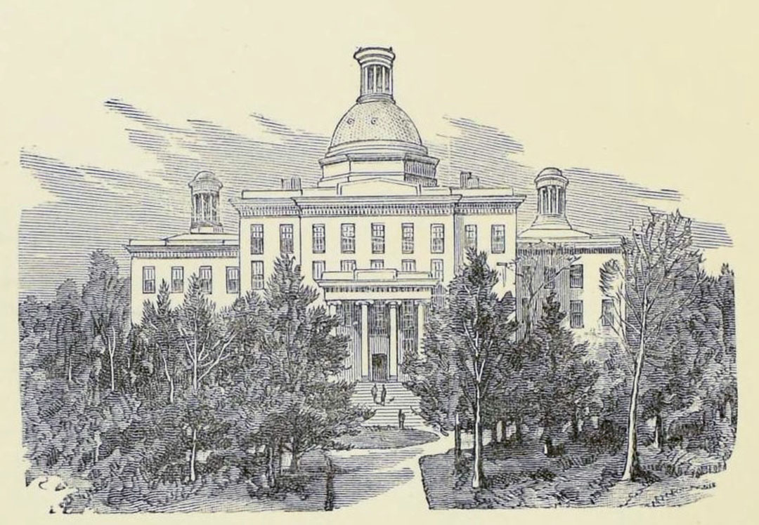 This sketch shows what the Kentucky School for the Blind looked like in 1884, when the school already was 42 years old. The school is celebrating its 175th year of serving Kentucky students with visual impairments. Submitted photo
