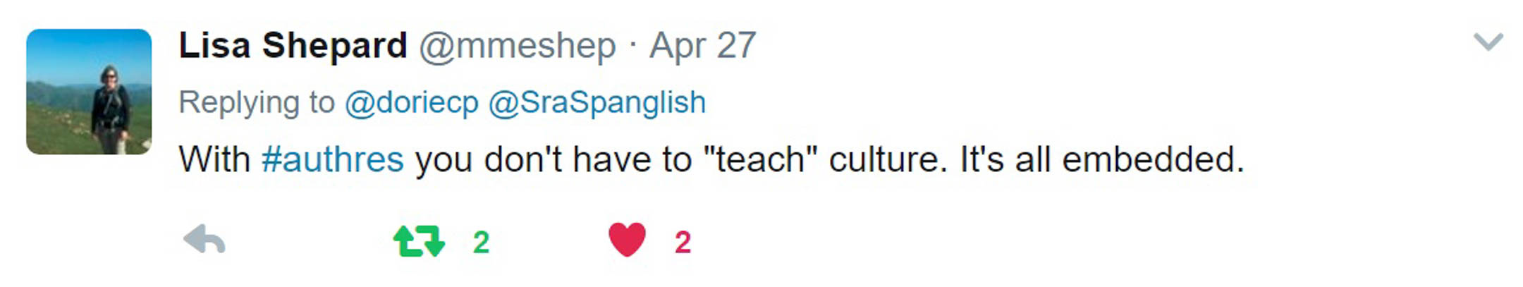 Lisa Shepard is a veteran French teacher and the 2016 Oregon Foreign Language Association Teacher of the Year. Submitted by Dorie Conlon Perugini