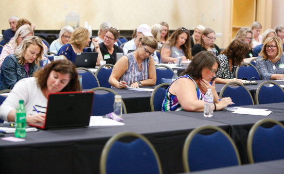 About 125 educators attended the summit, which was supported by the Kentucky State Personnel Development Grant. The grant’s goals include better preparing all students with disabilities to reach proficiency and graduate from high school. Photo by Mike Marsee, June 27, 2019