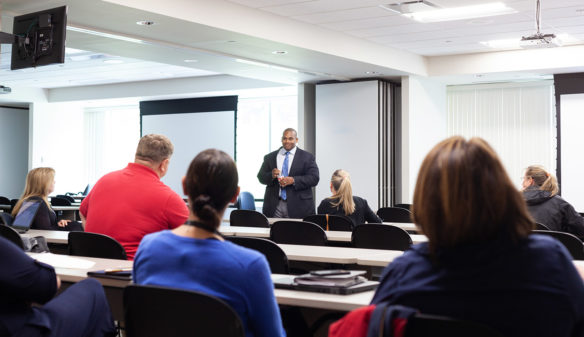 Education Commissioner Wayne Lewis talks with the Teachers Advisory Council during its July 22 meeting at the Kentucky Department of Education.