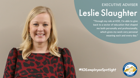 KDE Employee Spotlight: Executive Adviser Leslie Slaughter