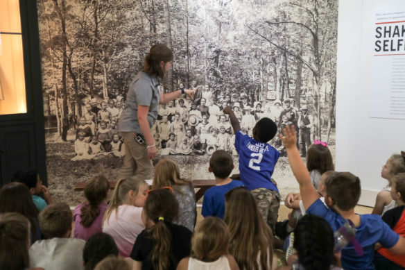 Visual thinking strategies is one of the inquiry-based learning methods used by Shaker Village of Pleasant Hill to promote visual literacy, inquiry and community building. Photo submitted