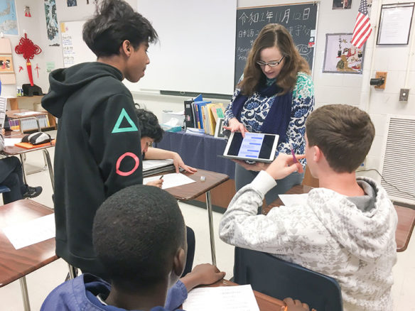 Elena Kamenetzky, a Japanese teacher at Eastern High School (Jefferson County), was named the 2020 Southern Conference on Language Teaching teacher of the year.