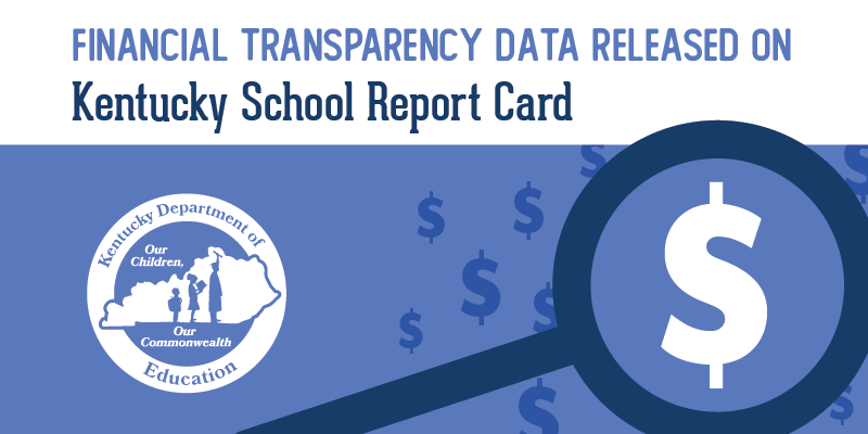 Financial Transparency Data Released on Kentucky School Report Card