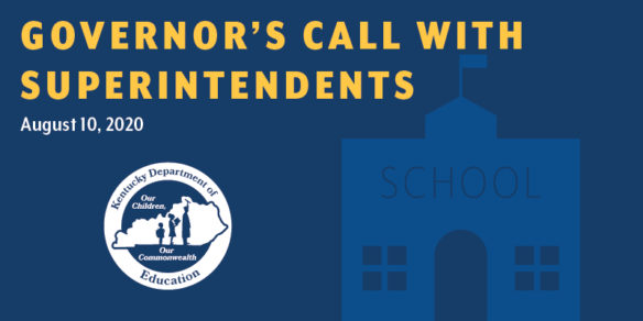 Governor's Call with Superintendents