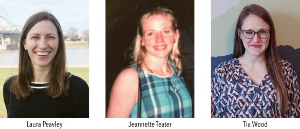 Elementary School Teacher of the Year semifinalists Laura Peavley, Jeannette Teater and Tia Wood