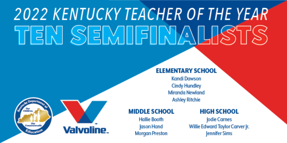 Semifinalists Named For 2022 Kentucky Teacher Of The Year Kentucky
