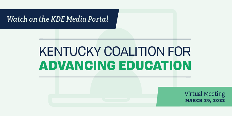 Ky Coalition for Advancing Education Virtual Meeting Graphic