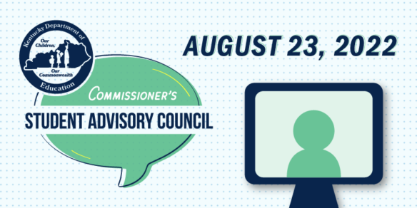 Student Advisory Council Meeting Graphic 8.23.22