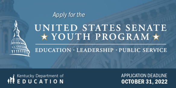 How to read the chart: Apply for the US Senate Youth Program. The application deadline is October 31, 2022.