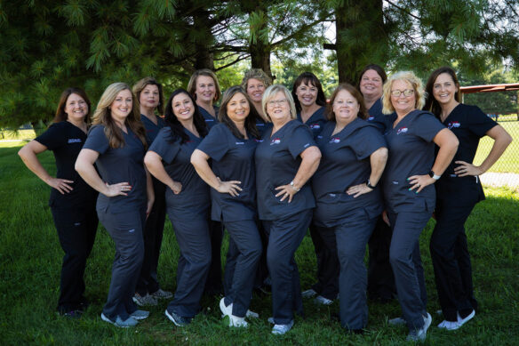 A group photo of Foster Heights Elementary's Care Clinic Staff. 