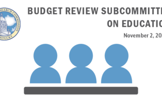 Budget Review Subcommittee on Education 11.2.22