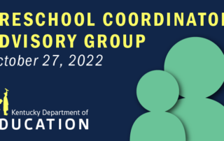 Preschool Coordinator Advisory Group Graphic