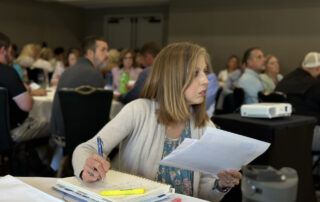 Photo of a woman at the Kentucky Association for Career and Technical Education summer program 7.20.23