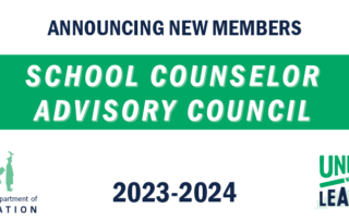 Announcing New Members School Counselor Advisory Council, 2023-2024