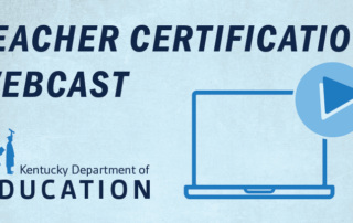 Teacher certification webcast graphic 7.11.23