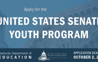 Apply for the U.S. Senate Youth Program. Application deadline Oct. 2, 2023.
