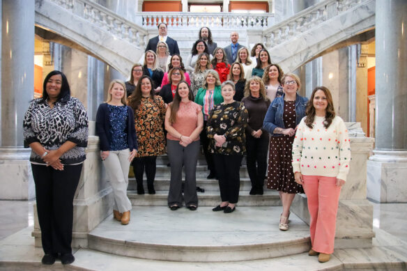 Members of the 2024 NBCT class pose for a group photo