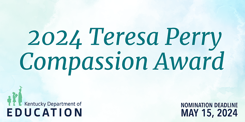 2024 Teresa Perry Compassion Award Nomination Deadline May 15, 2024