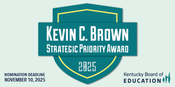 Kevin C. Brown Strategic Priority Award 2025 nominations due by Nov. 10