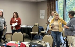 Teachers collaborating