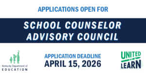 Applications open for School Counselor Advisory Council: Application deadline April 15, 2026