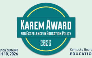 Karem Award for Excellence in Education Policy 2026 graphic