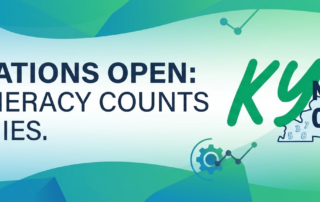 Graphic says Applications Open: K-5 Numeracy Counts Academies