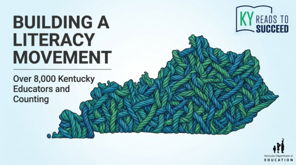 Graphic of Kentucky made of yarn
